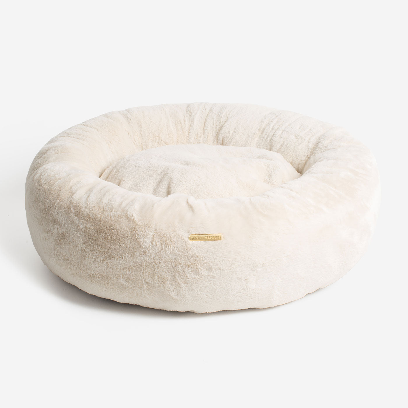 PETLOOM Calming Faux Fur Donut Dog Bed™