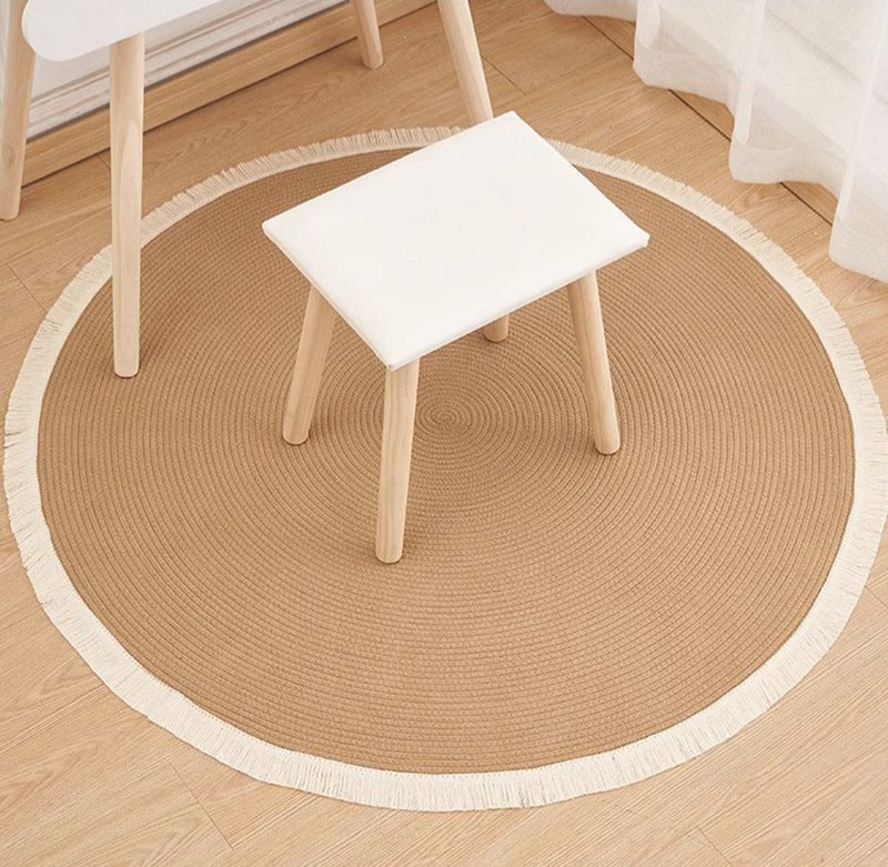 PETLOOM Nordic Handwoven Durable Cat Scratch Mat Rug with Fringe™