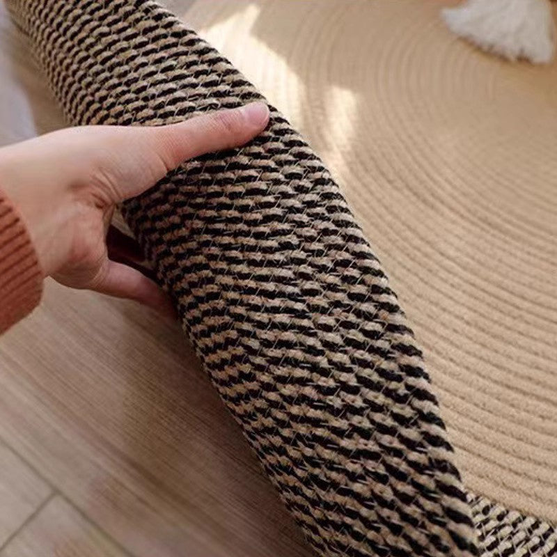 PETLOOM Nordic Handwoven Durable Cat Scratch Mat Rug with Fringe™