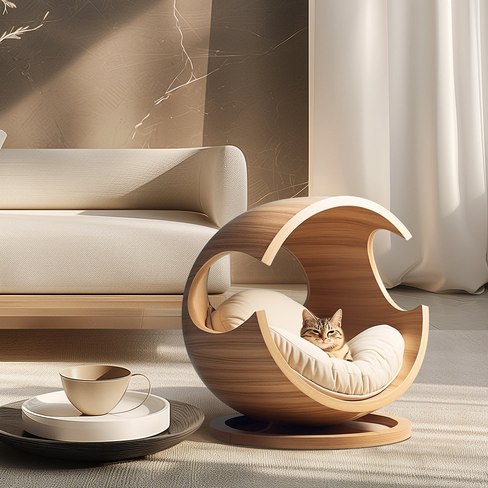 Petloom VogueNest cozy stylish pet nest bed for cats
