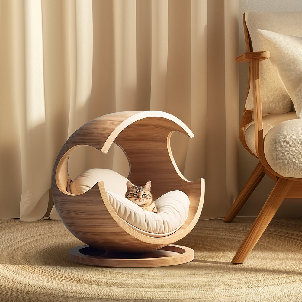 Petloom VogueNest cozy stylish pet nest bed for cats
