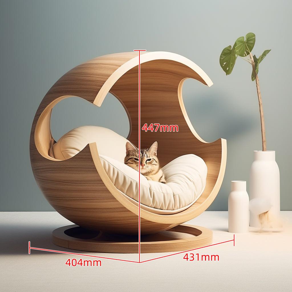 Petloom VogueNest cozy stylish pet nest bed for cats
