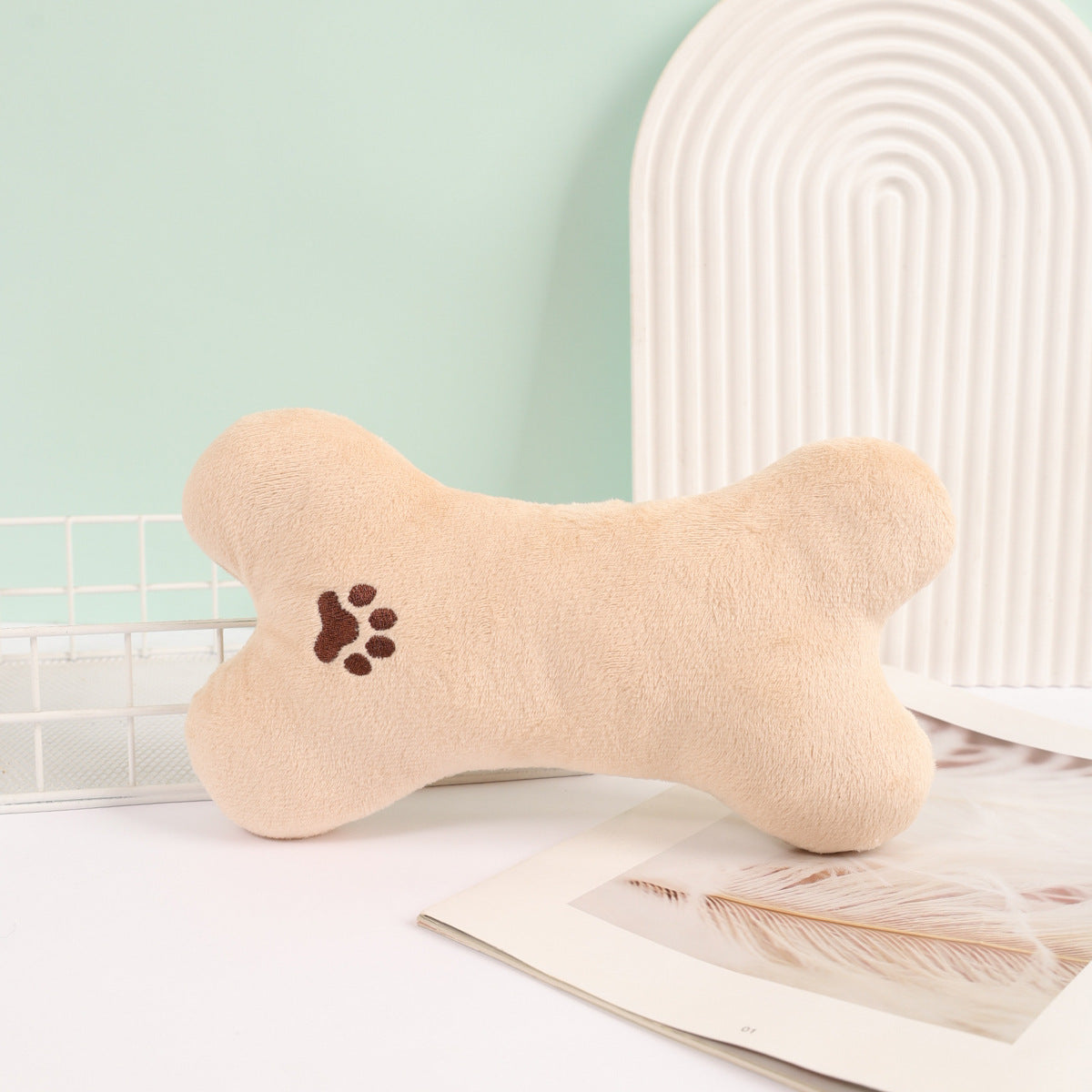 Petloom Plush Bone Chew Toy™