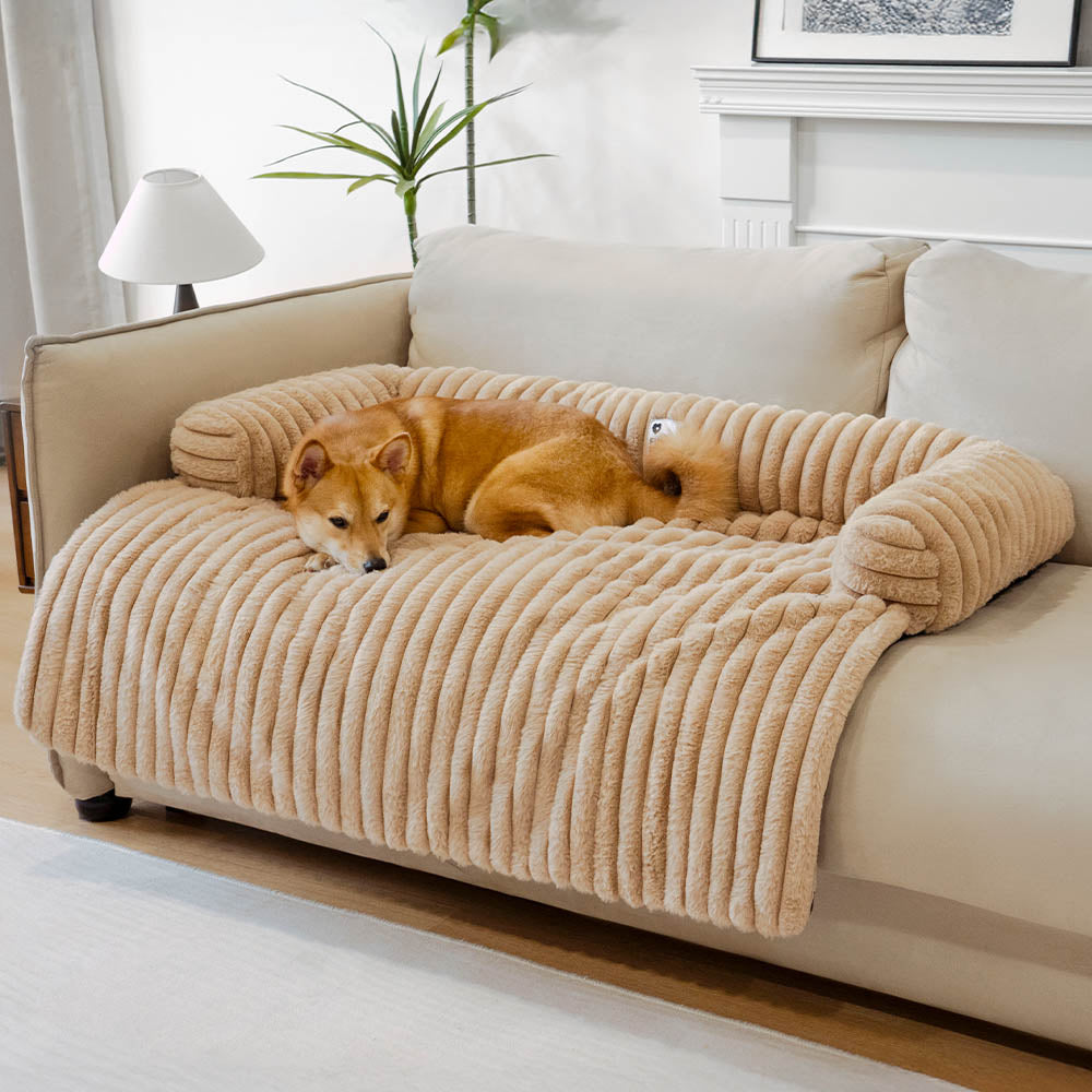 PETLOOM Fluffy Sofa Blanket Bolster Dog Mat Couch Cover™