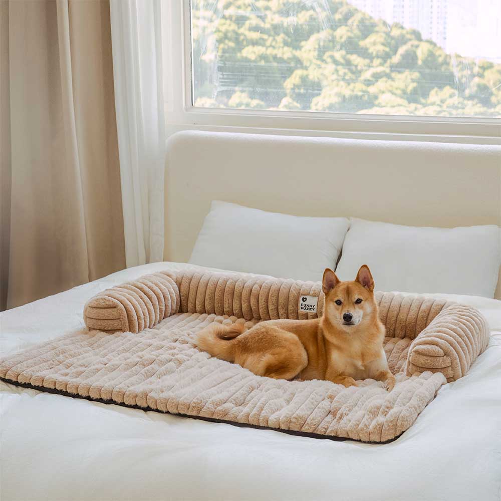 PETLOOM Fluffy Sofa Blanket Bolster Dog Mat Couch Cover™