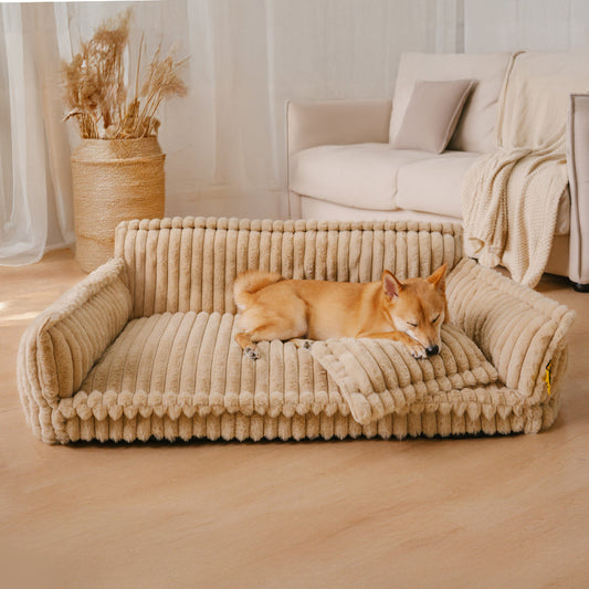 PETLOOM Large Washable Fluffy Orthopedic Dog Sofa Bed™