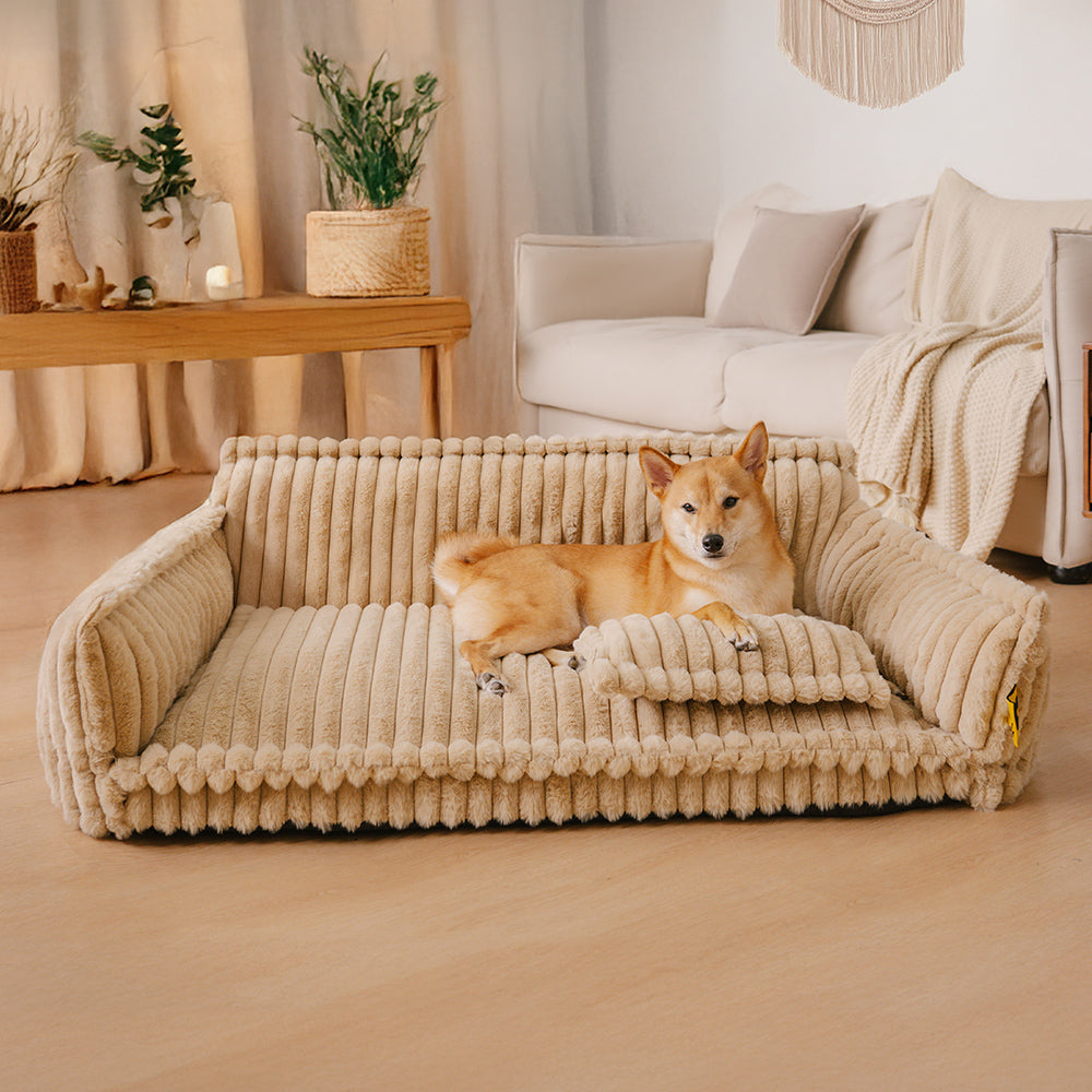 PETLOOM Large Washable Fluffy Orthopedic Dog Sofa Bed™