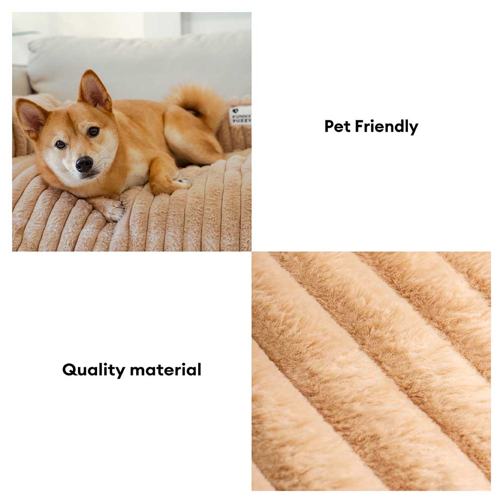 PETLOOM Fluffy Sofa Blanket Bolster Dog Mat Couch Cover™