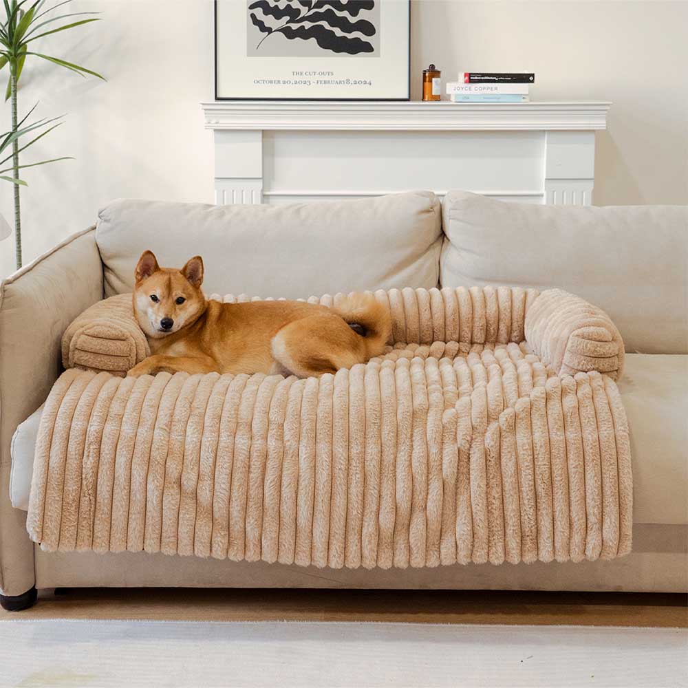 PETLOOM Fluffy Sofa Blanket Bolster Dog Mat Couch Cover™