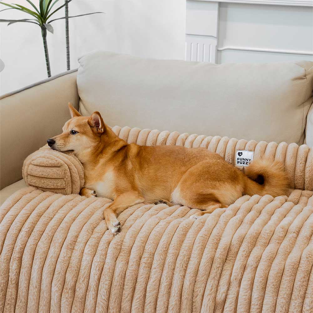 PETLOOM Fluffy Sofa Blanket Bolster Dog Mat Couch Cover™
