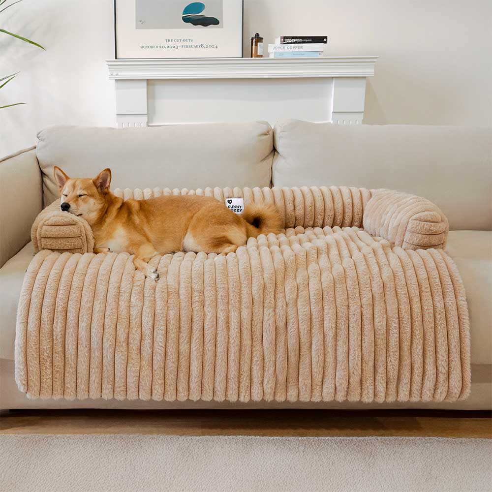 PETLOOM Fluffy Sofa Blanket Bolster Dog Mat Couch Cover™