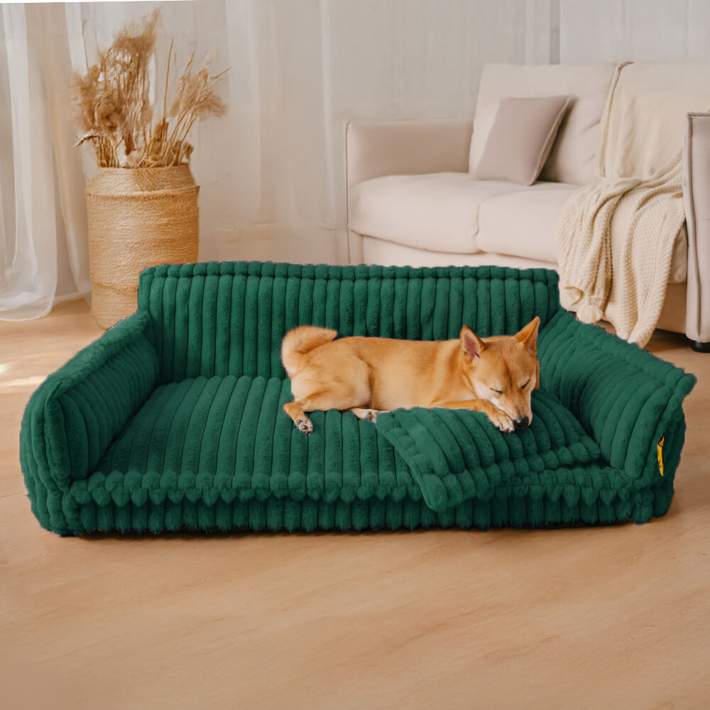 PETLOOM Large Washable Fluffy Orthopedic Dog Sofa Bed™