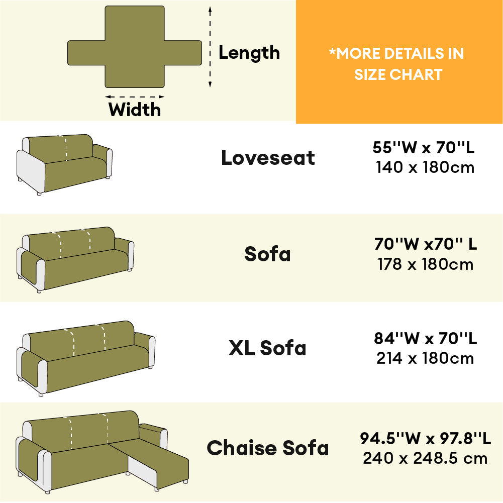 PETLOOM – All-Season Anti-Slip Striped Pet Rug Furniture Protector with Armrest Couch Cover™