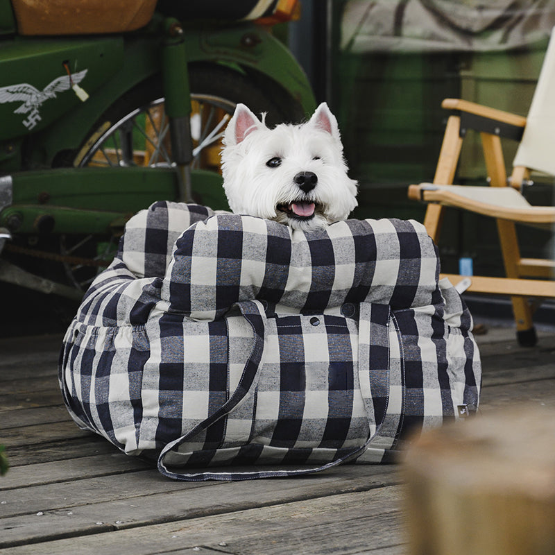 PETLOOM Portable Leisure Outing Pet Bolster Large Dog Car Seat Bed™