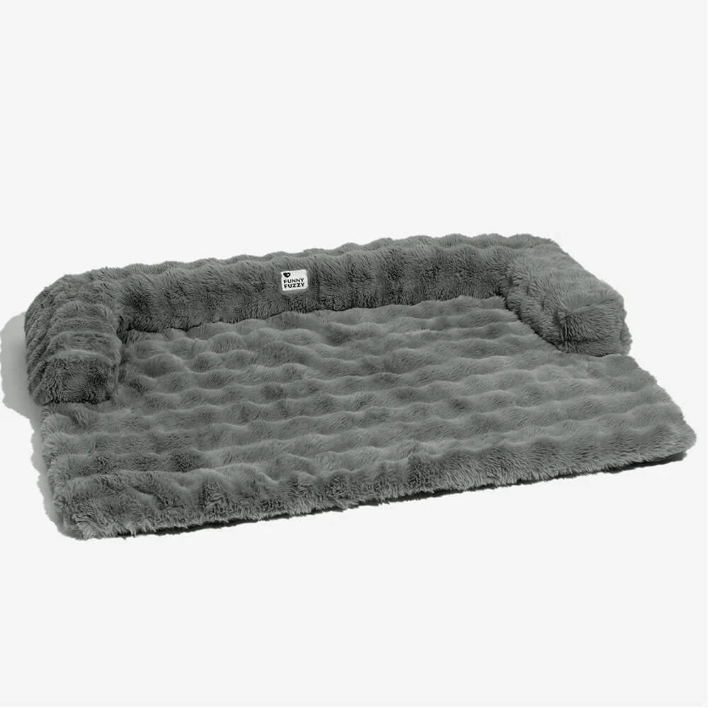 PETLOOM Fluffy Fuzzy Calming Dog Bed Sofa Protector Pet Mat™