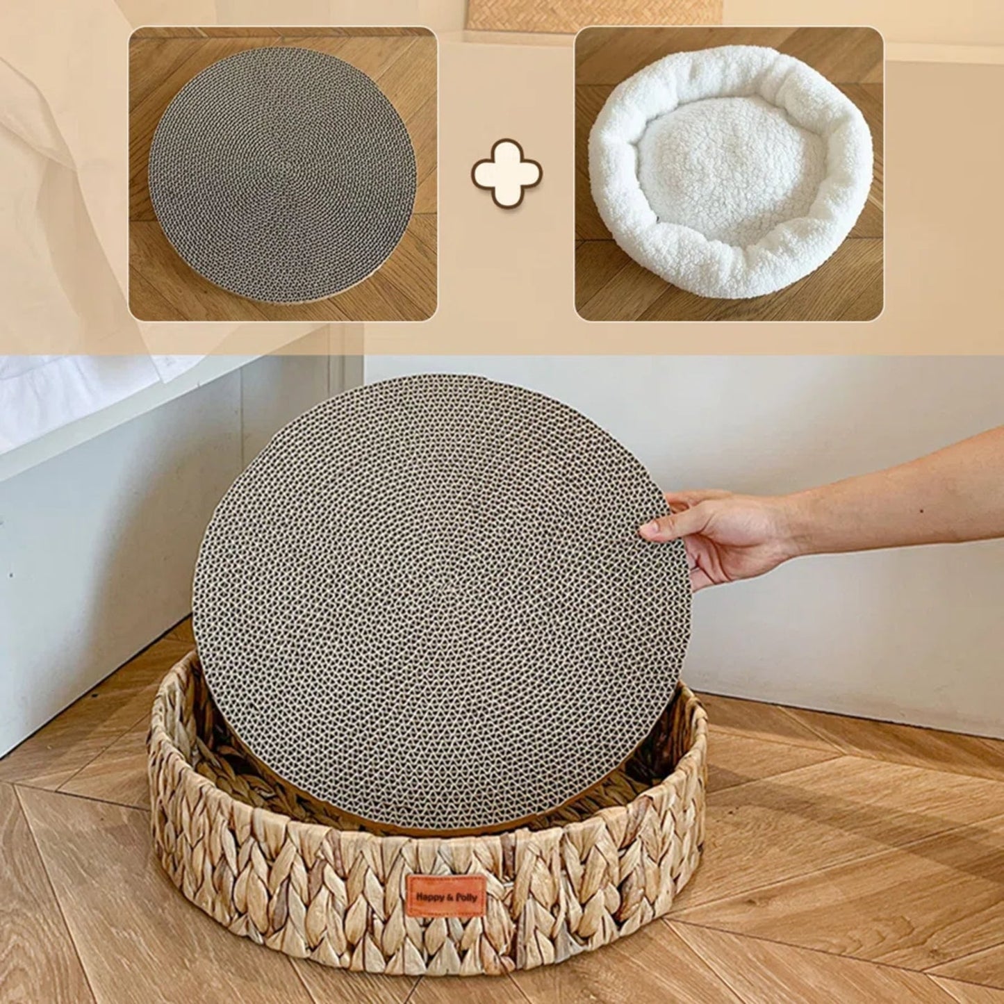 PETLOOM Handwoven Gourd Grass Cat Bed™