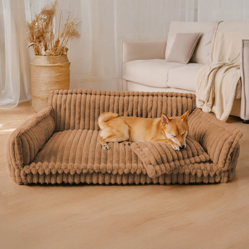 PETLOOM Large Washable Fluffy Orthopedic Dog Sofa Bed™