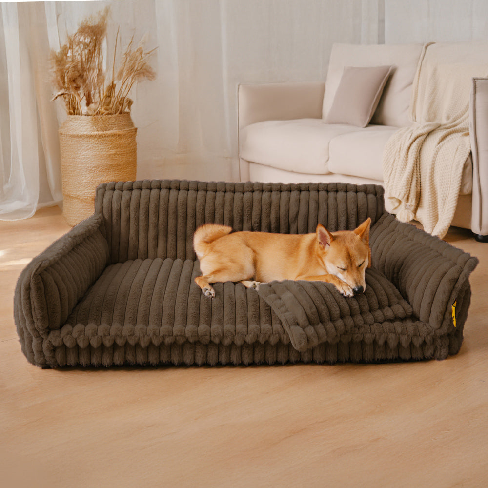 PETLOOM Large Washable Fluffy Orthopedic Dog Sofa Bed™