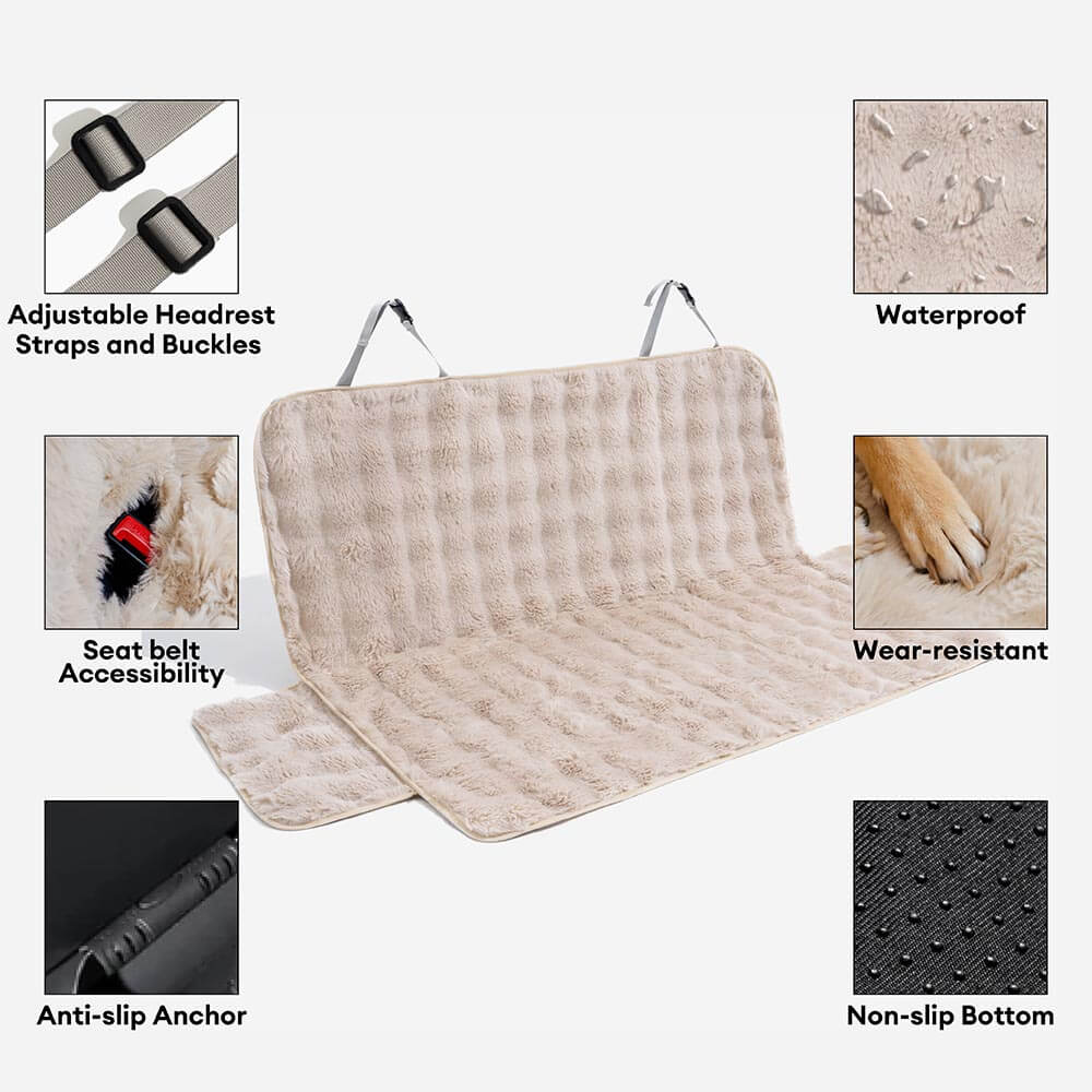 PETLOOM Fluffy Cozy Calming Pet Blanket Car Seat Protector™