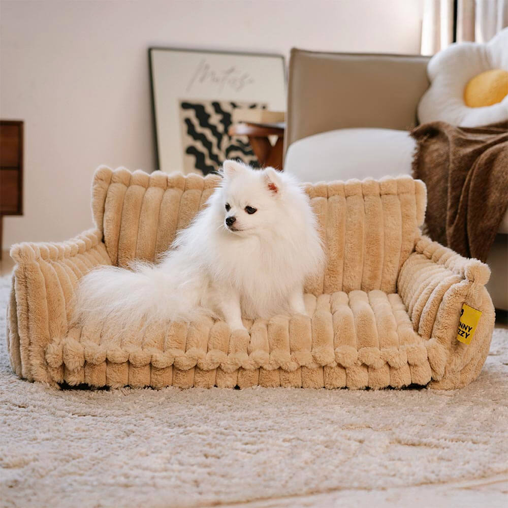 PETLOOM Large Washable Fluffy Orthopedic Dog Sofa Bed™