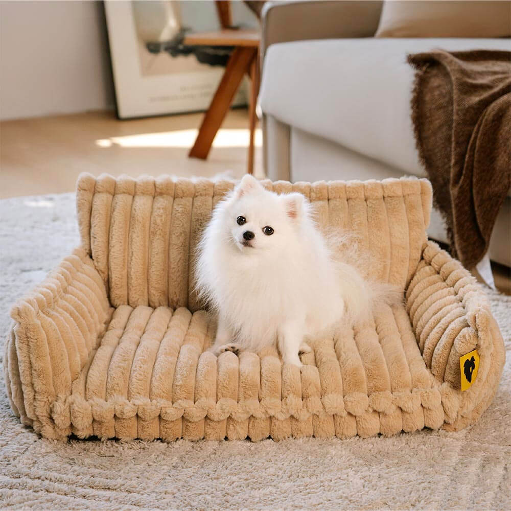 PETLOOM Large Washable Fluffy Orthopedic Dog Sofa Bed™