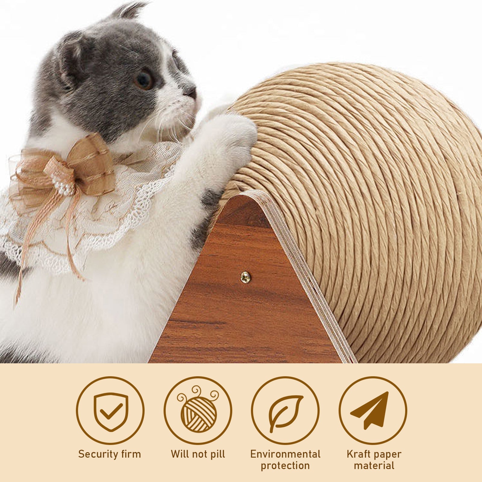 Petloom Cat Scratching Ball Rope Toy™