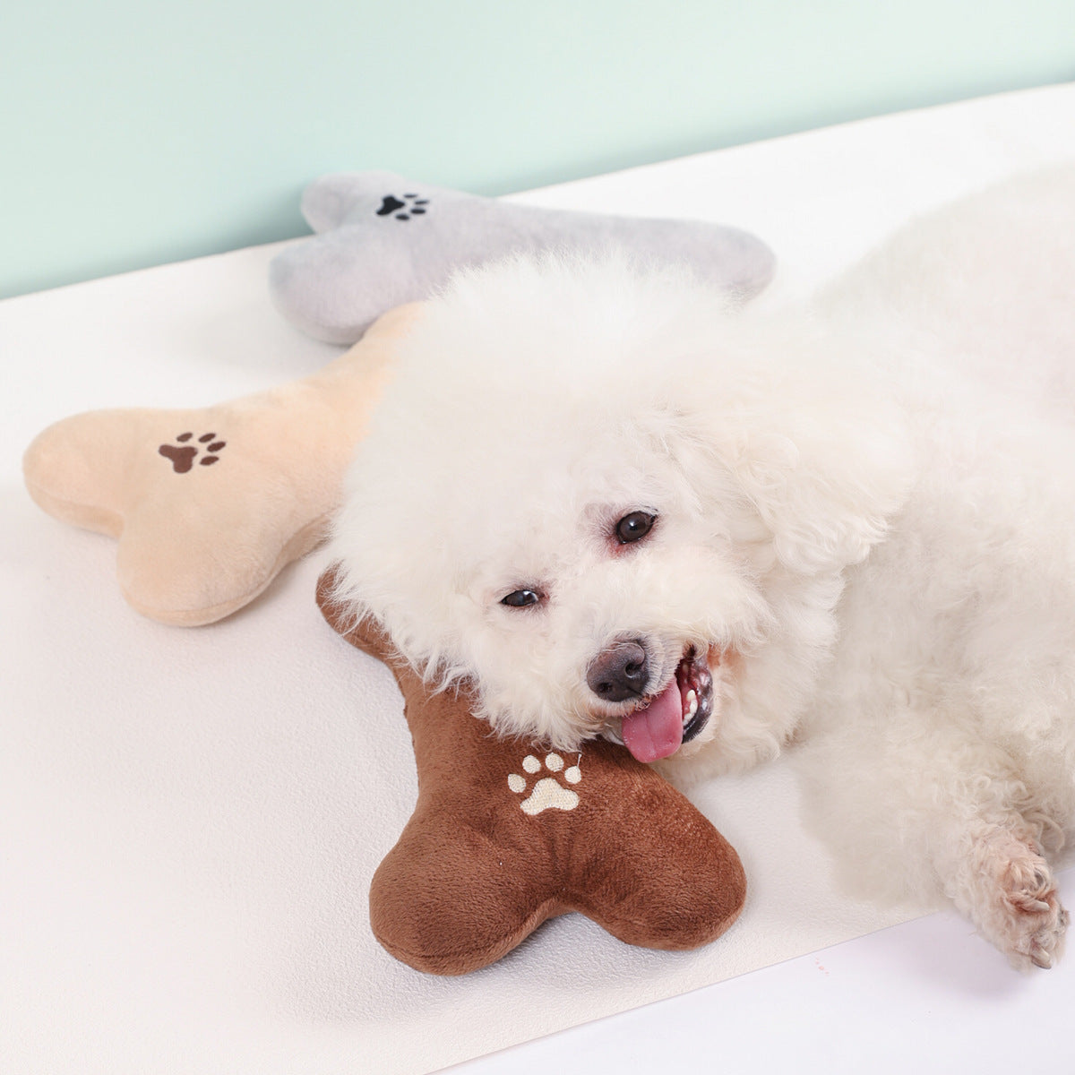 Petloom Plush Bone Chew Toy™