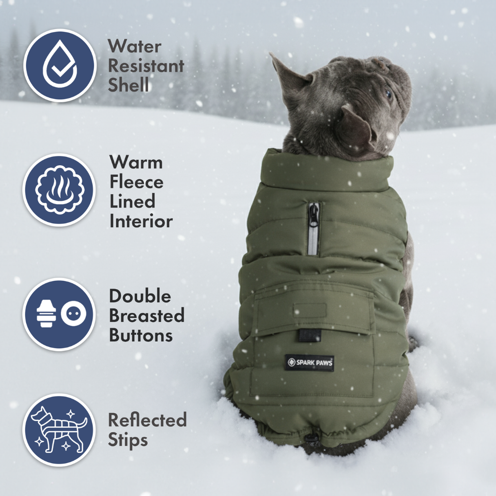 Petloom All-Season Insulated Dog Jacket™
