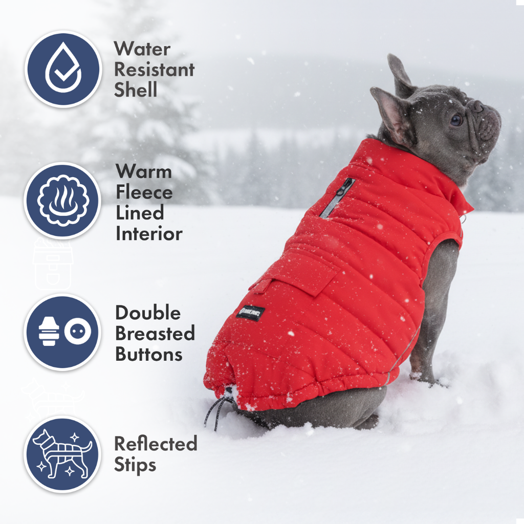 Petloom All-Season Insulated Dog Jacket™