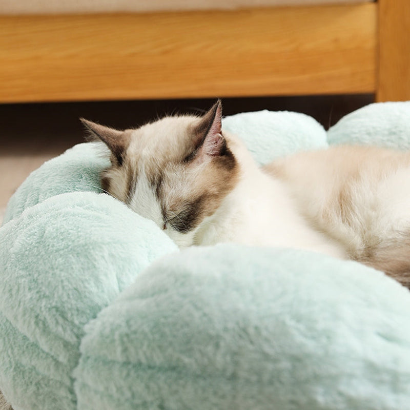 PETLOOM Bloomy Flower Plush Cat Bed™
