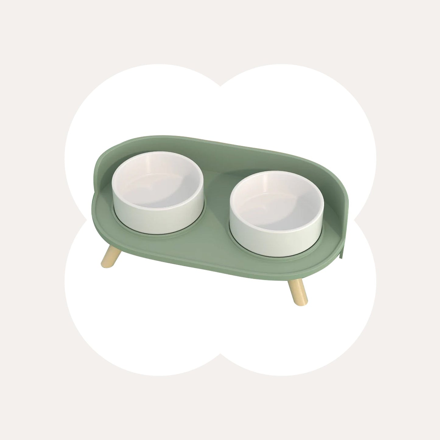 PETLOOM Bone China Double Cat Bowl™