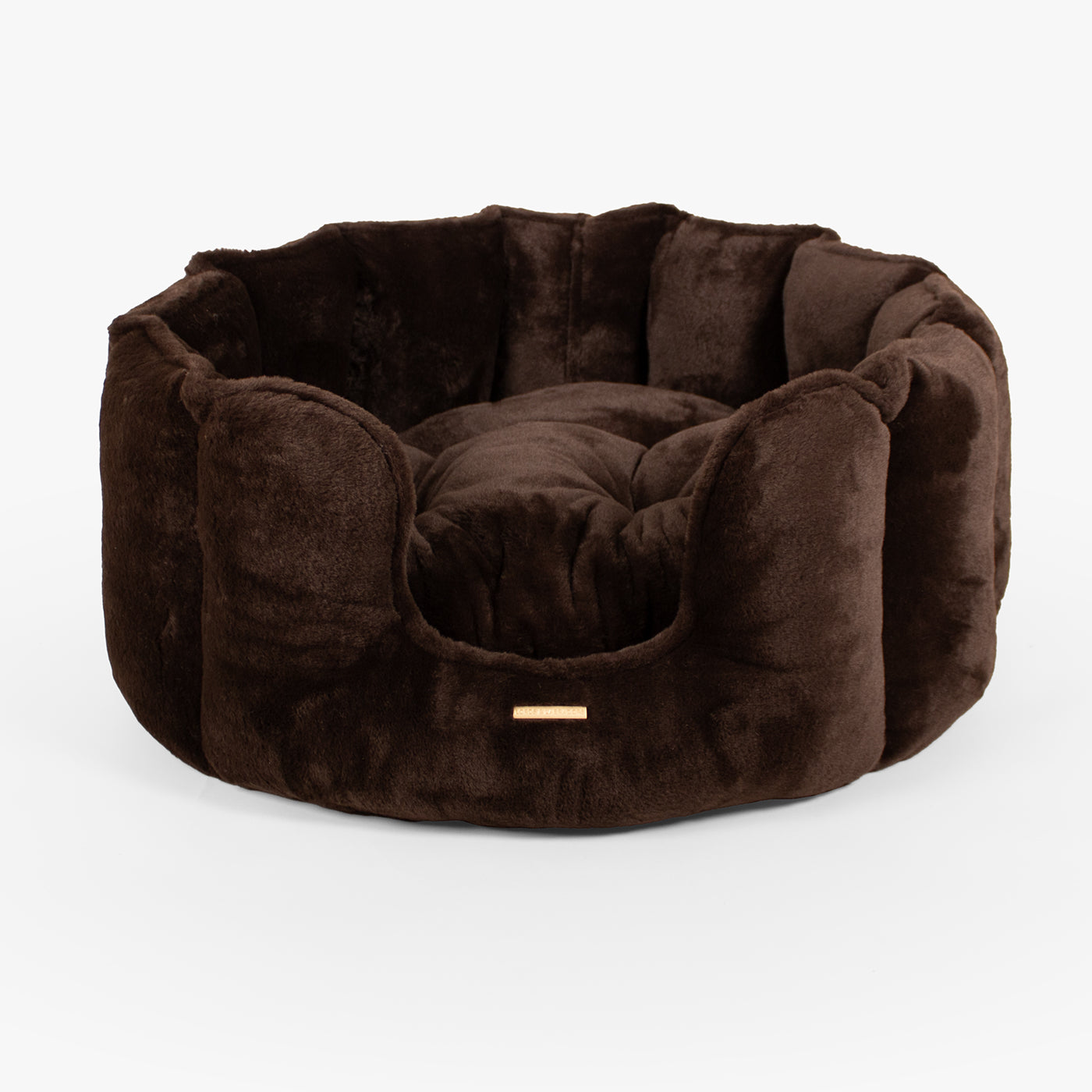PETLOOM High Wall Calming Faux Fur Dog Bed™