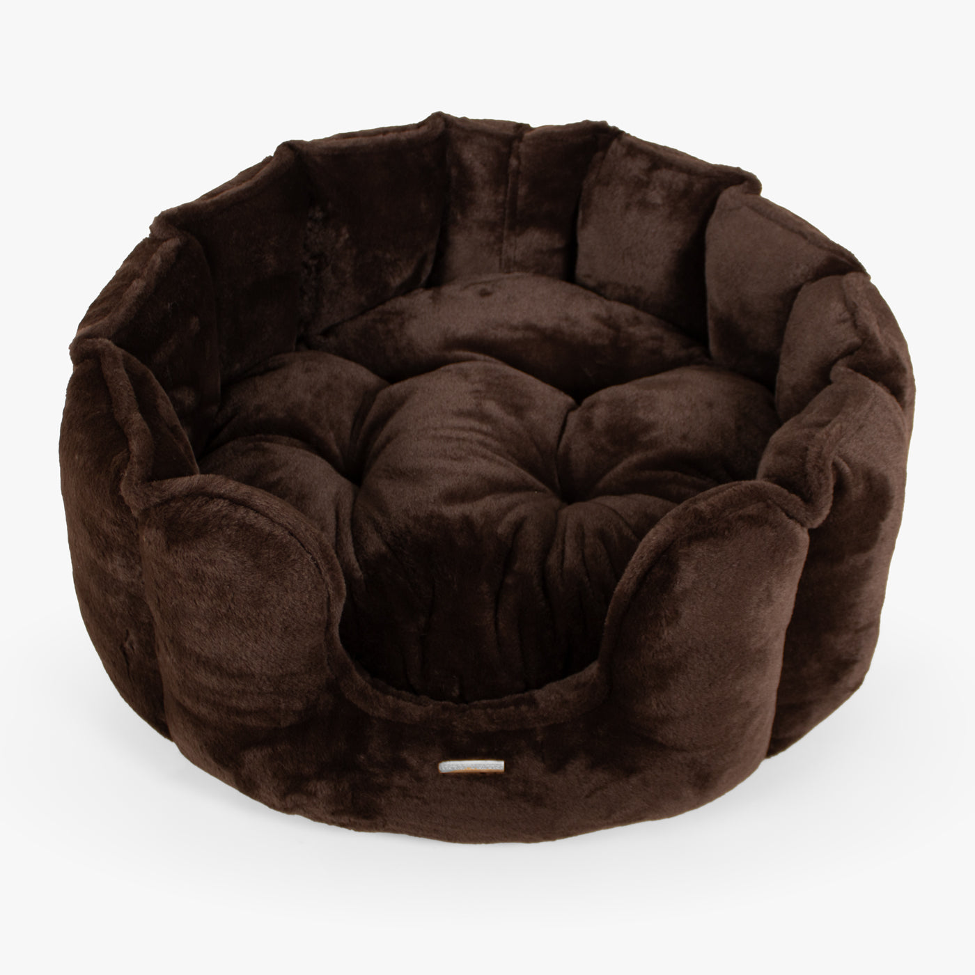 PETLOOM High Wall Calming Faux Fur Dog Bed™