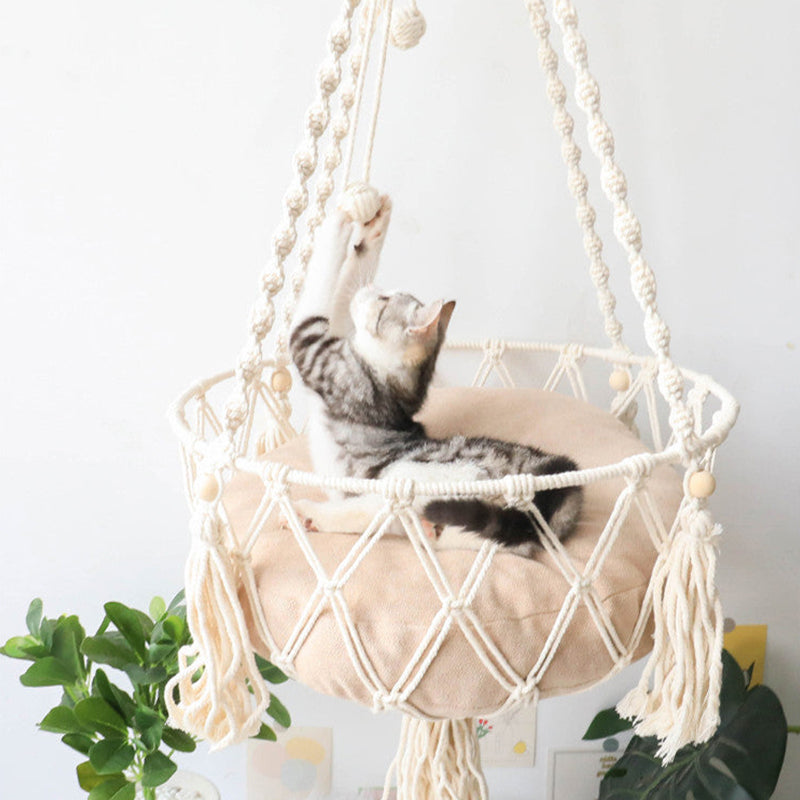 PETLOOM Bohemia Macrame Cat Hammock™