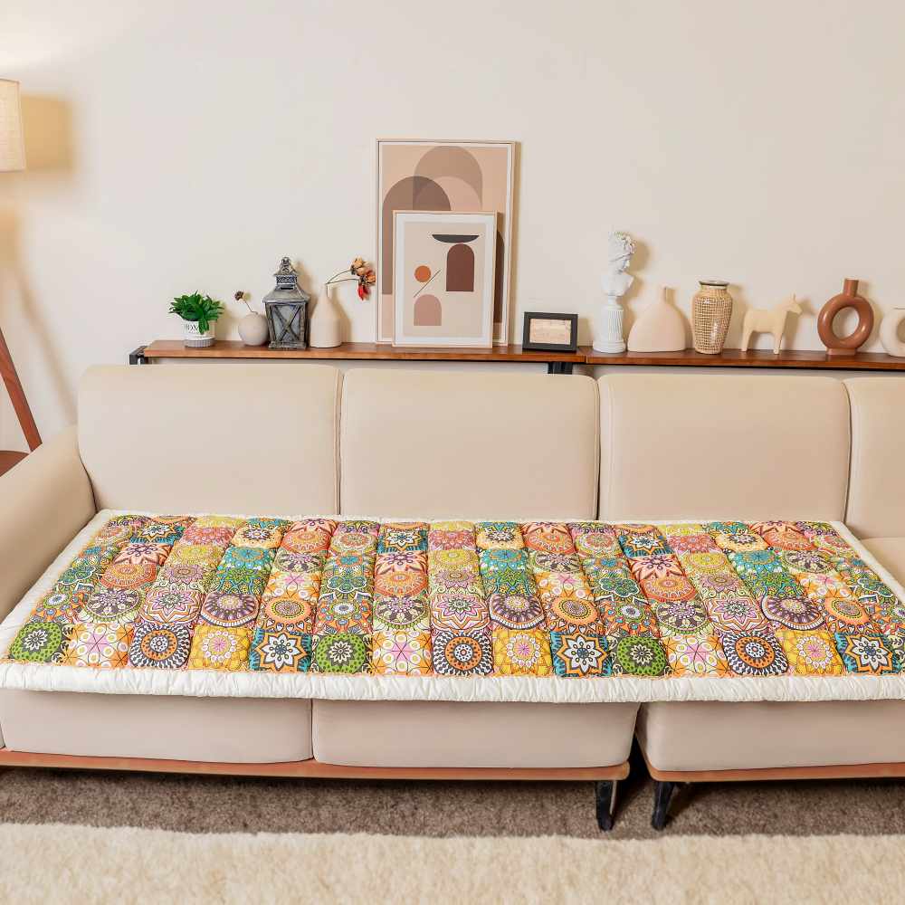 PETLOOM Garden Chic Cotton Pet-Friendly Protective Couch Cover™