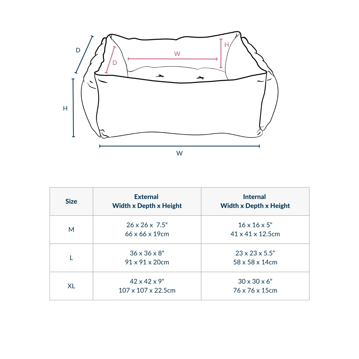 PETLOOM Essentials Plush Box Dog Bed™