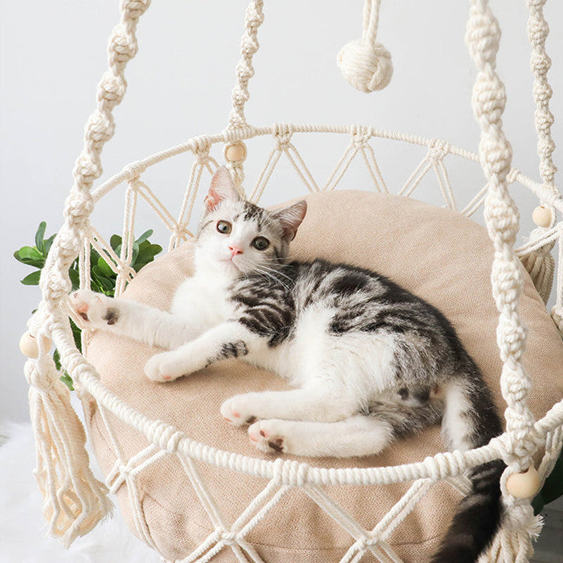 PETLOOM Bohemia Macrame Cat Hammock™