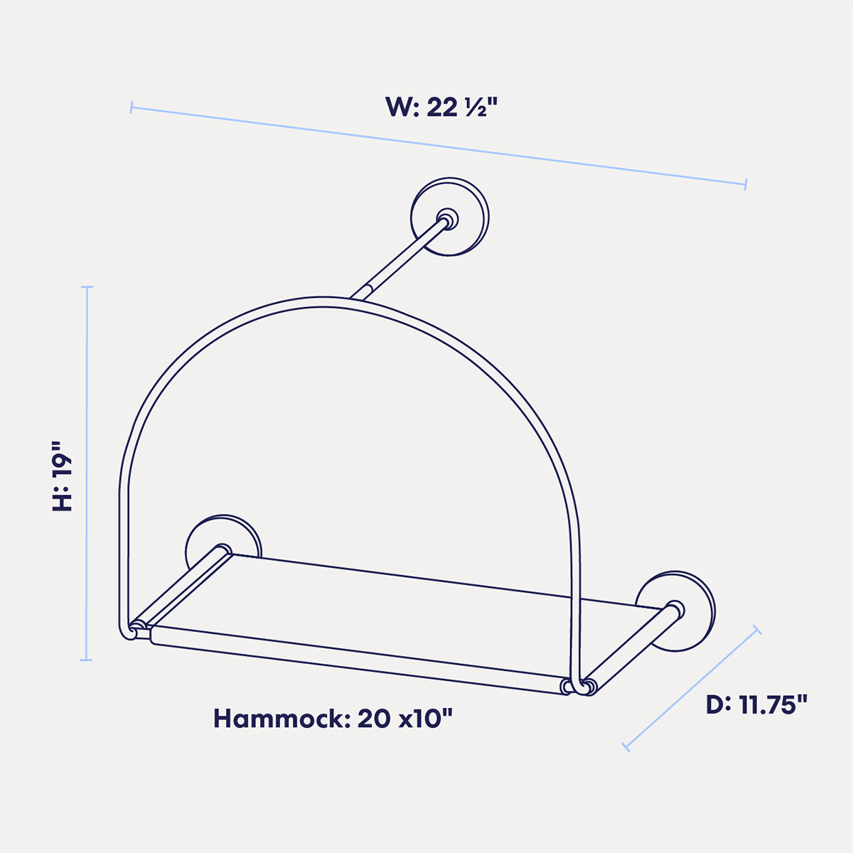 PETLOOM Cloud Nine Window Cat Hammock™