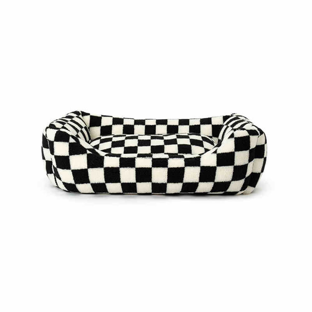 PETLOOM Stylish Checkerboard Warmth Removable Washable Dog Sofa Bed™