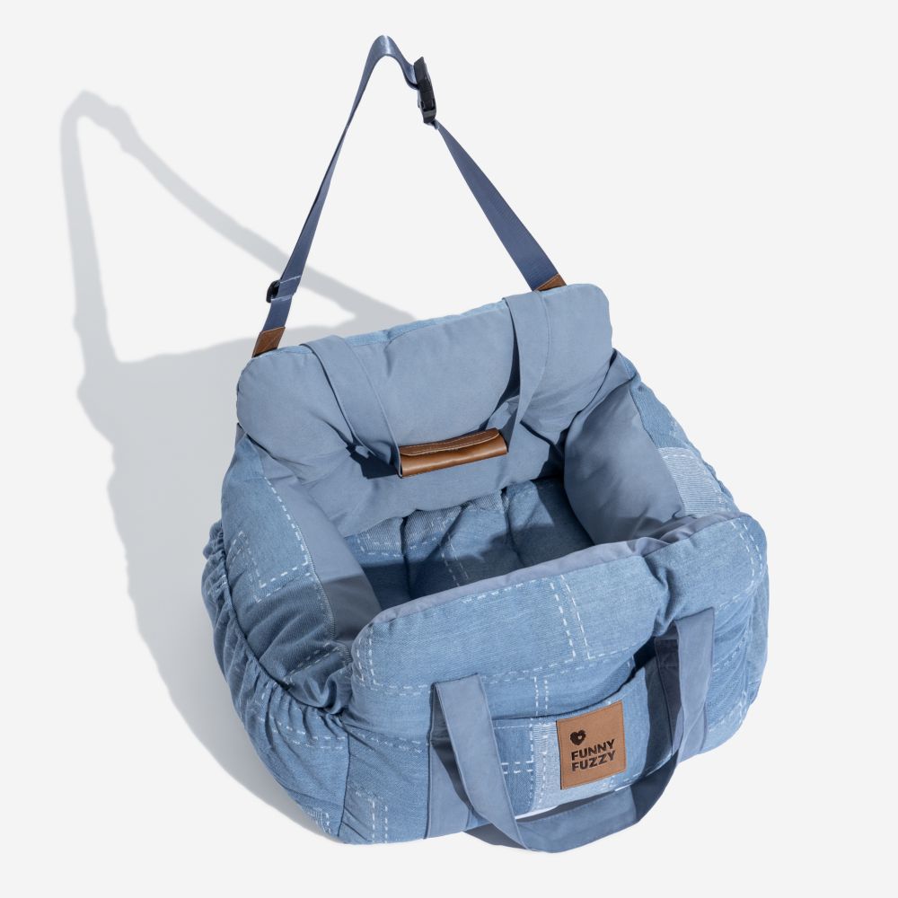 PETLOOM Portable Leisure Outing Pet Bolster Large Dog Car Seat Bed™