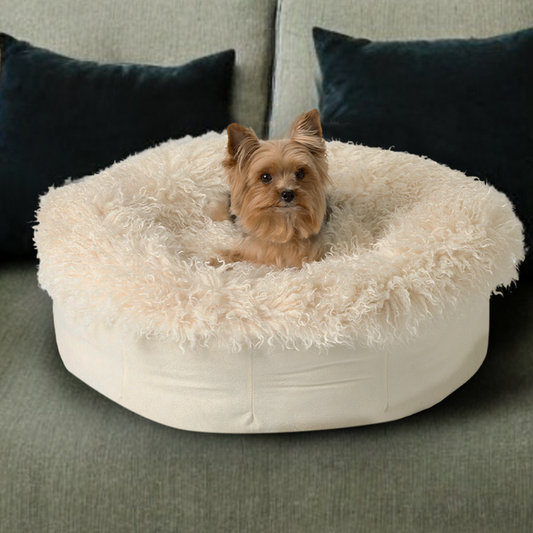 PETLOOM Luxe Faux Fur Donut Dog Bed™