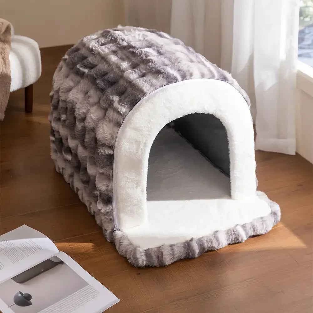PETLOOM Cave-Style Warm Deep Sleeping Snug Cat & Dog House™