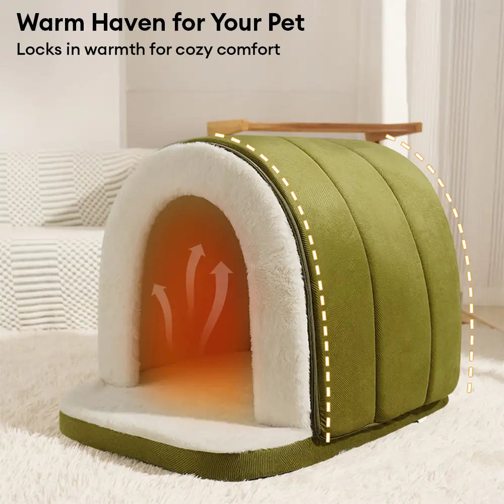 PETLOOM Cave-Style Warm Deep Sleeping Snug Cat & Dog House™
