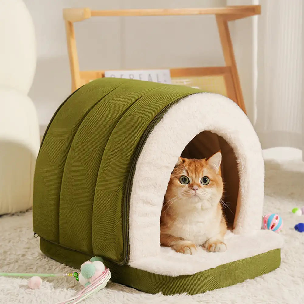 PETLOOM Cave-Style Warm Deep Sleeping Snug Cat & Dog House™