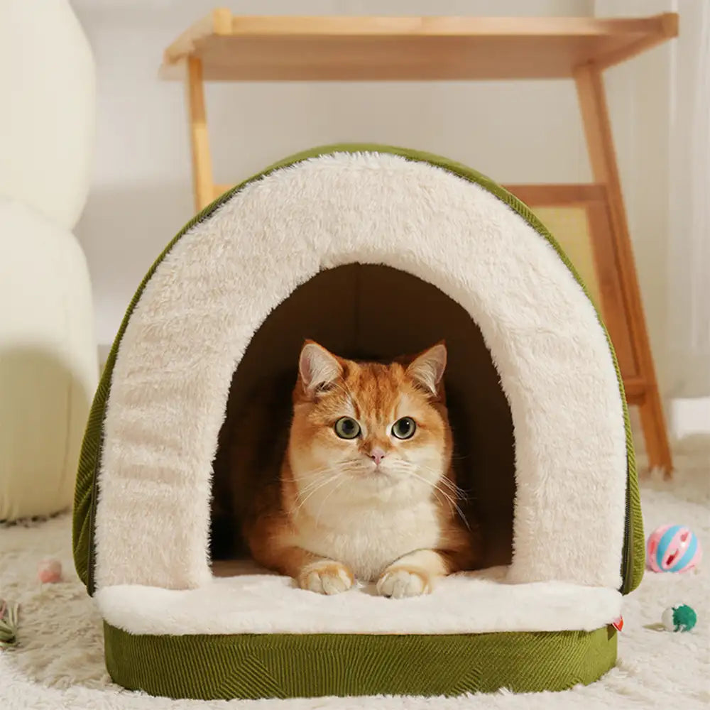 PETLOOM Cave-Style Warm Deep Sleeping Snug Cat & Dog House™