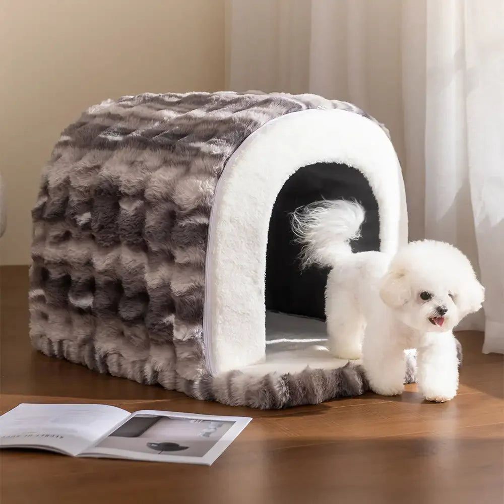PETLOOM Cave-Style Warm Deep Sleeping Snug Cat & Dog House™