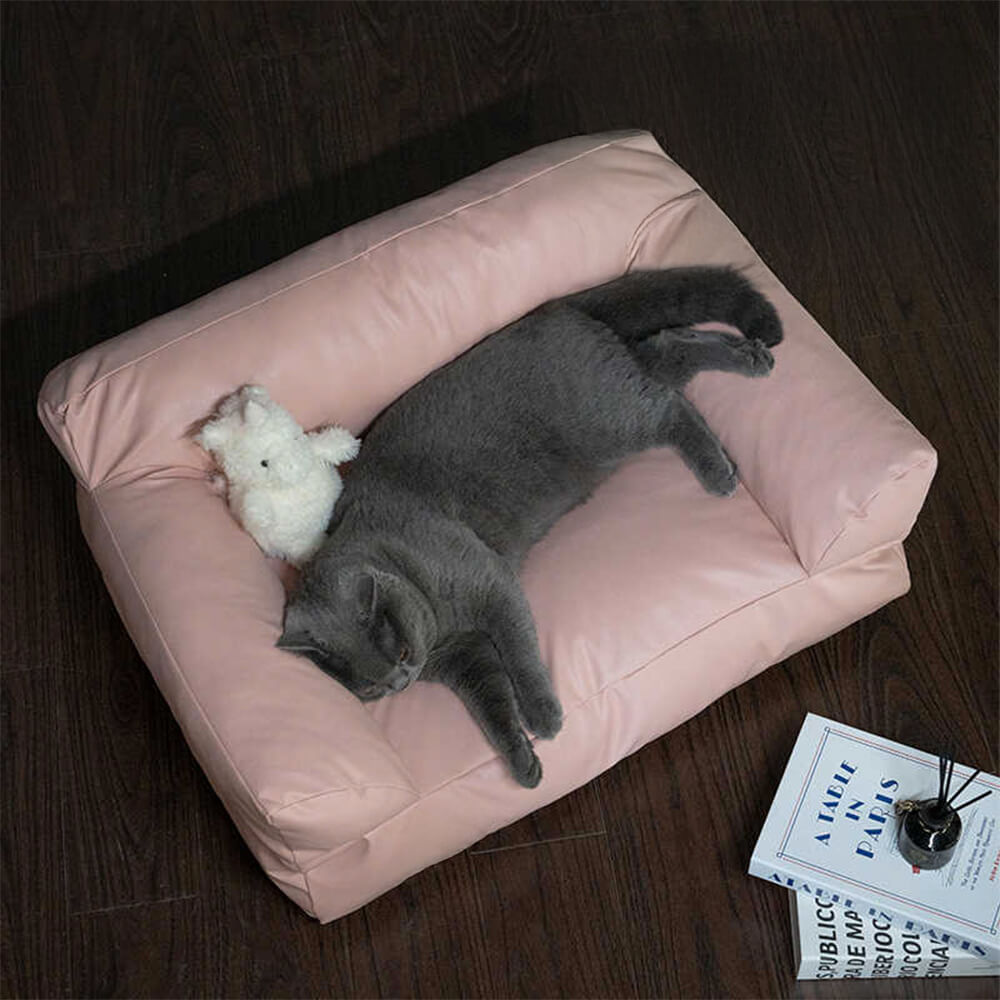 PETLOOM – Luxury Waterproof Washable Supportive Bolster Dog & Cat Sofa Bed™