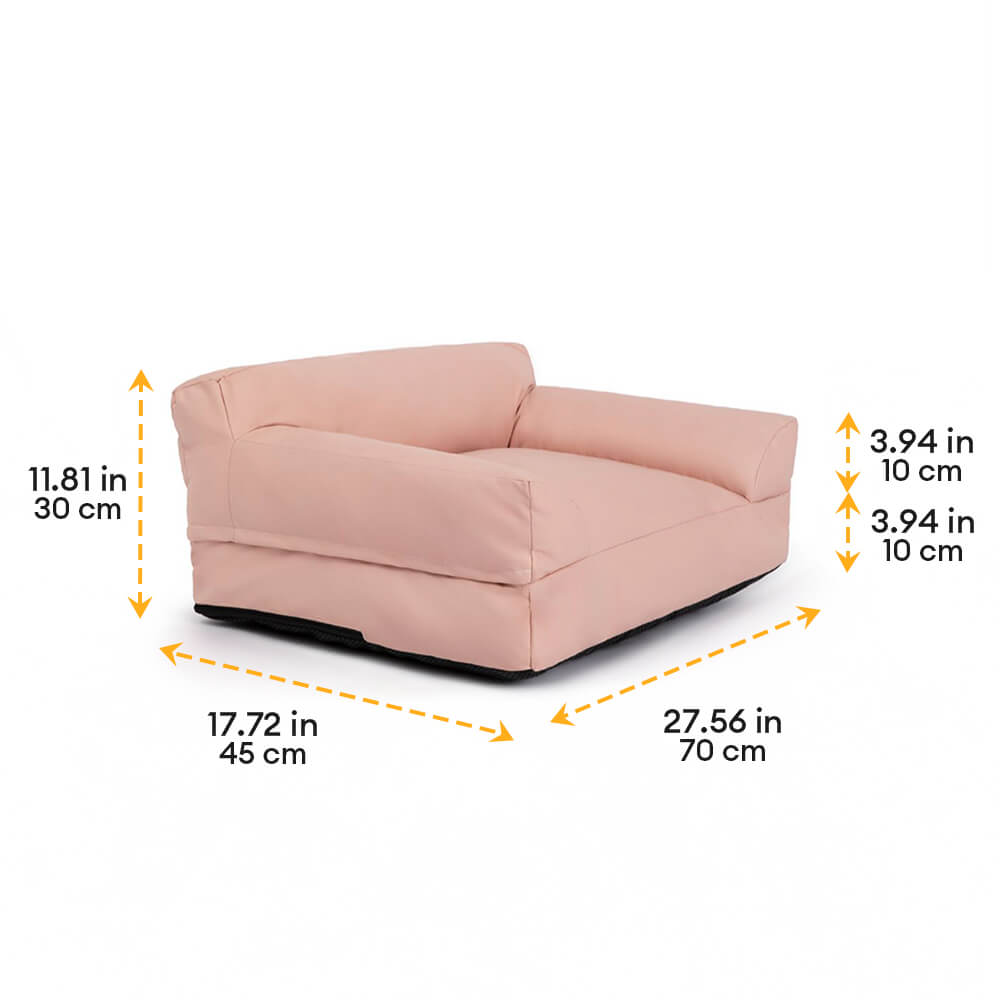 PETLOOM – Luxury Waterproof Washable Supportive Bolster Dog & Cat Sofa Bed™