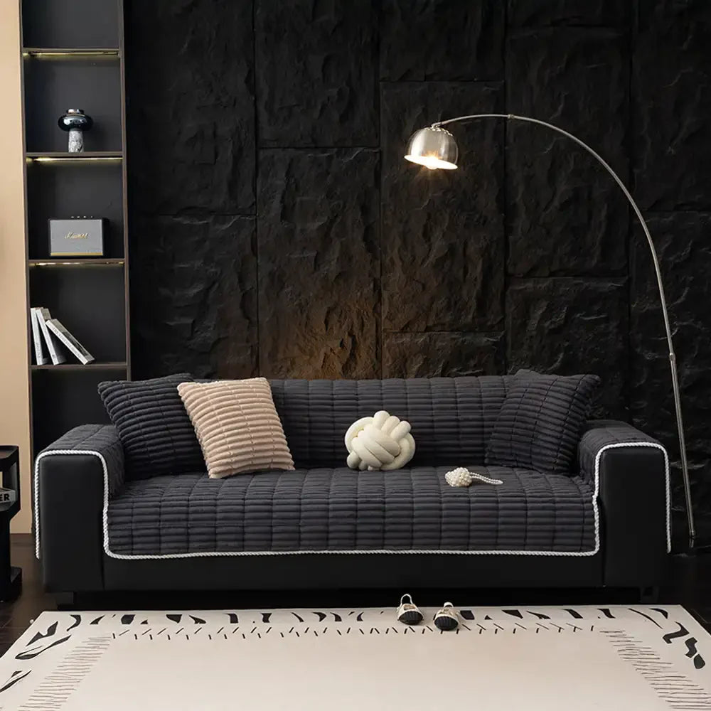 PETLOOM One-Piece Cozy Flannel Sofa Protection Non-Slip Couch Cover™