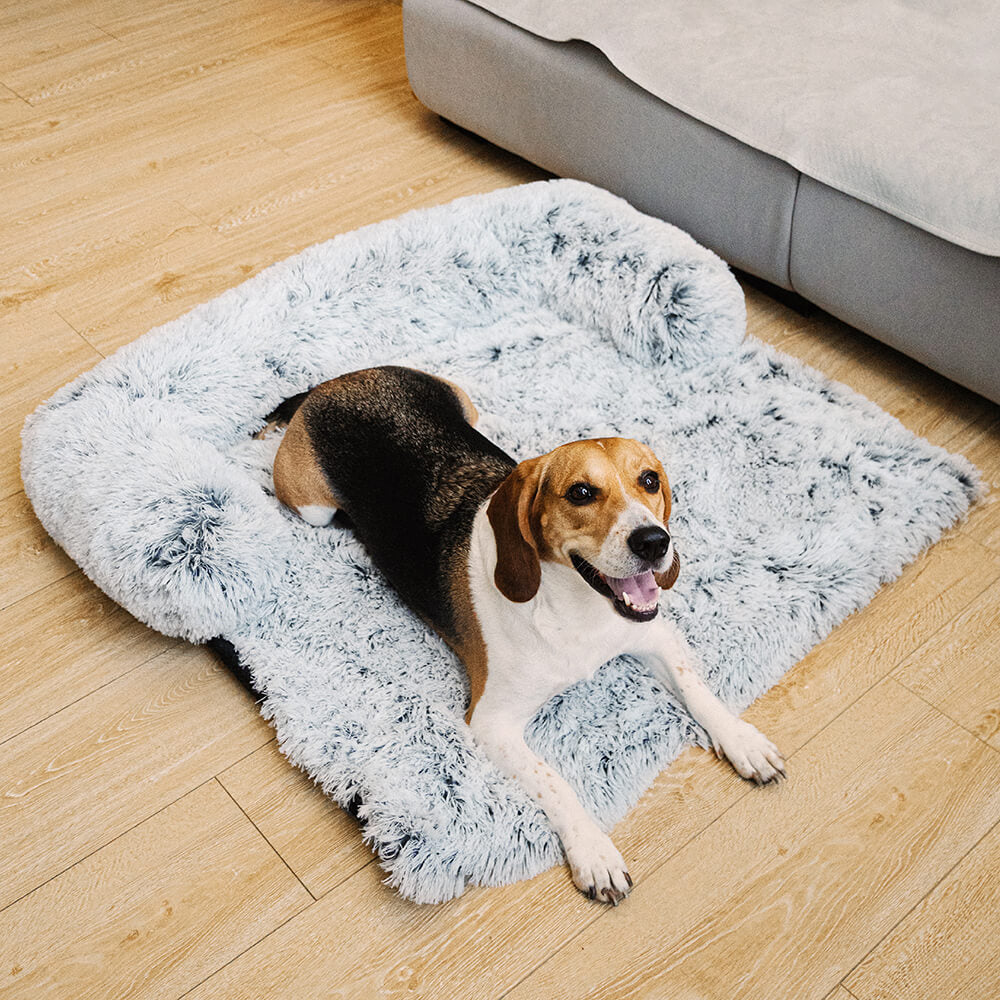 PETLOOM Calming Furniture Protector Dog Bed Fuzzy Backrest™